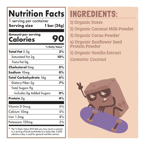 Barras De Bocadillos Para Niños Con Brownie De Chocolate Org