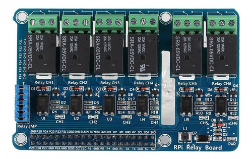 Placa De Expansión De 6 Canales 5a Rpi For Raspberry