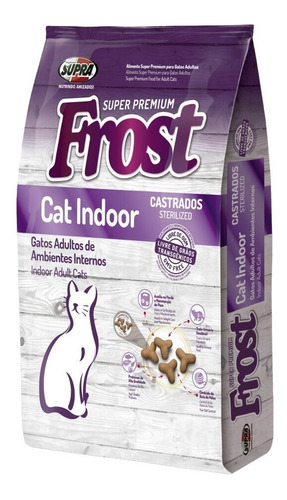 Imagen 1 de 2 de Alimento Frost Super Premium Cat Indoor para gato adulto sabor mix en bolsa de 10.1kg