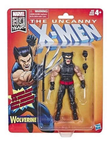 Figura De Acción Wolverine The Uncanny X-men Vintage Hasbro