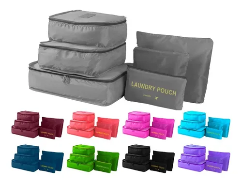 Set Bolsas Organizador De Ropa Para Valija X6 Ideal Viajes