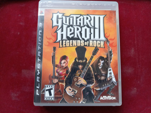 Guitar Hero Iii Legends Of Rock ( Juego Play Station 3 ) 10v