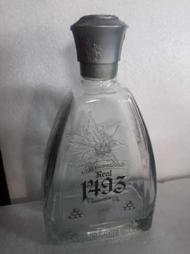 Botella Vacia Decorativa De Aguardiente  1493