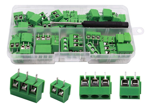 61 Terminales De Tornillo De Montaje En Pcb De 2 Y 3 Polos C