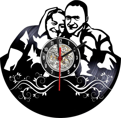 Reloj Personalizado Vinyl Clock Fotografía Edición Madres