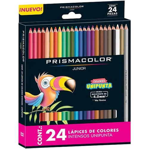 Lápices De Colores Prismacolor Junior 24pz Unipunta