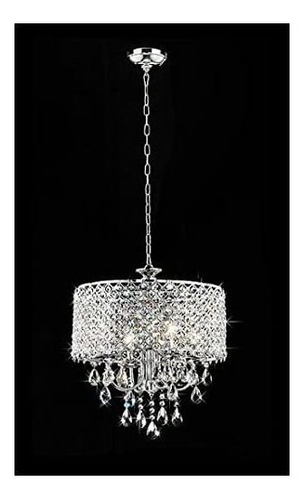 Whse Of Tiffany Rl5633 Deluxe Crystal Chandelier, 9  X 17  X