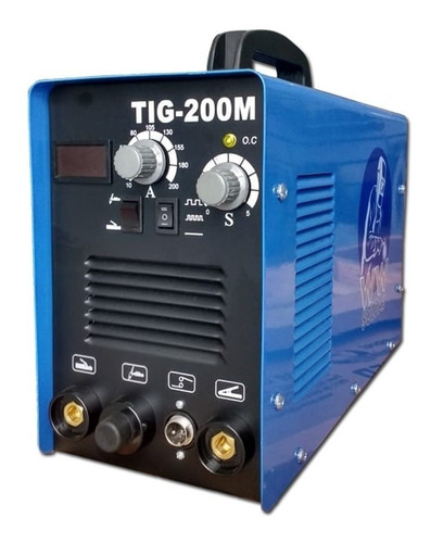 Imagem 3 de 10 de Máquina De Solda Inversora Tig 200a Pulsada E Alta Freq