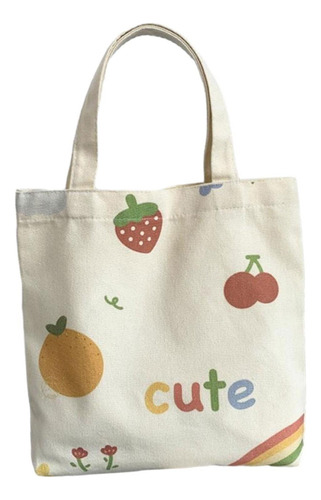 X Bolsa Lona For Compras, Bolso Ligero Y Resistente Con