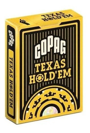 Imagem 3 de 5 de Baralho De Poker Texas Hold' - Kit Preto E Borgonha - Copag