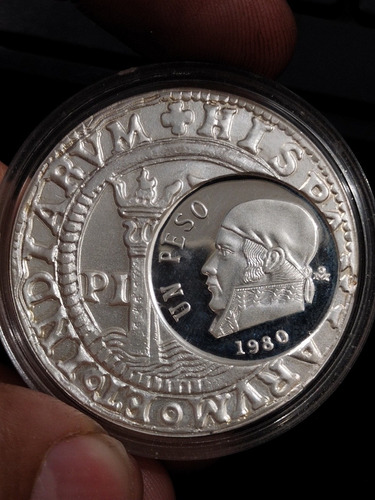 Medalla Plata 1980 445 Aniversario Casa De Moneda Mexico
