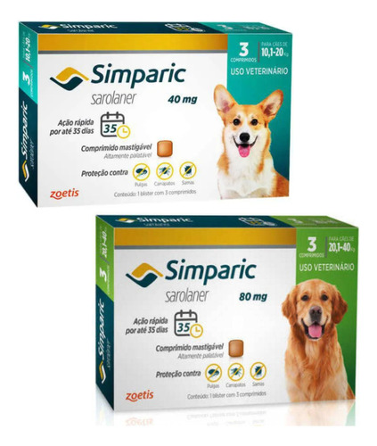 01 Simparic 40mg Com 3 E 01 Simparic 80mg Com 3