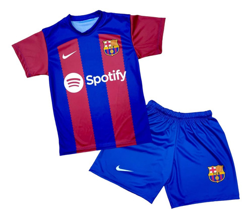 Uniforme Para Niños Fútbol Barcelona Lewandowski