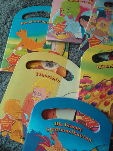 Colección Cuentos Infantiles En Alemán 7 Cuentos