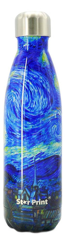 Botella Con Estampado De Estrellas, Van Gogh The Starry Bote