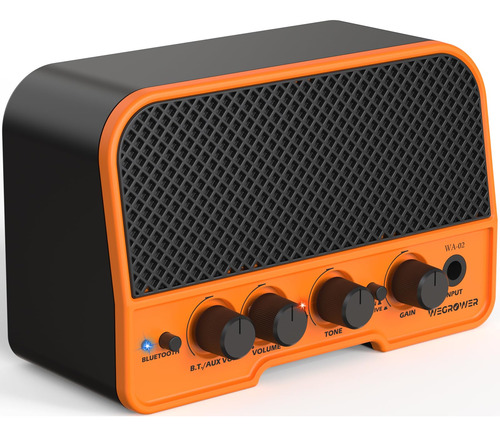 Wegrower Electric Guitar Amp, Bluetooth 5w Rechargeable Ele.