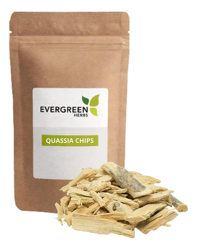 Quassia Chips Hombre Grande - 10 Libras - Quassia Amara, Bitterwood, Hombre Grande, Amargo, Bitter-ash, Cuasia - Bolsa