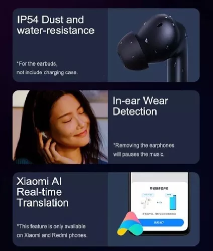 Auriculares Xiaomi Inalámbricos Buds Manos Libres