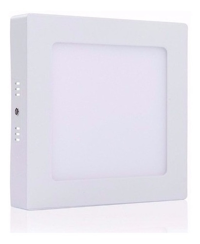 Panel Plafon Cuadrado 18w Macroled Pc18 Aplicar Blanco Calido