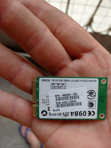 Tarjeta De Red Inalambrica Modelo: 458381-002 Compaq Cq40 (Usado)