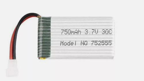 Bateria Lipo 750mah 1s 3.7v 30c Rc Heli Avion