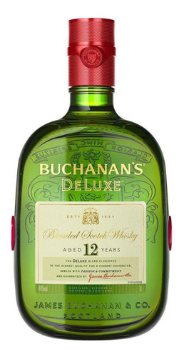 Uísque Buchanan's Deluxe Blended 12 Anos Reino Unido 1 L