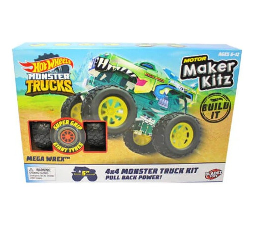 Hot Wheels Kit Crea Monster Truck Maker Kitz Mega Wrex 