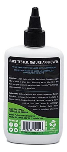 Wpl Lubricante Para Cadena De Bicicleta Húmeda, 120 Ml, Lubr
