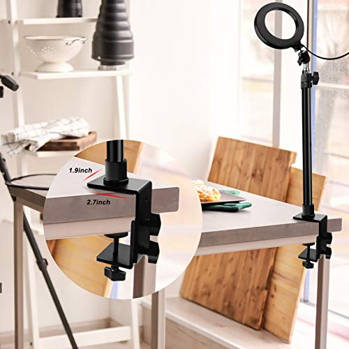 Obeamiu - Juego De 2 Soportes Para Lámpara De Escritorio Con