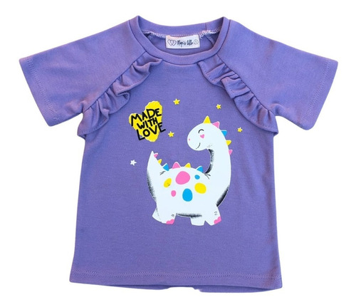 Playera Niña Dinosaurio