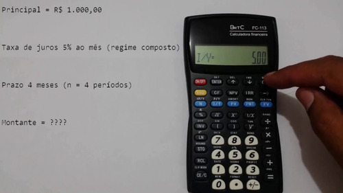 Calculadora Financeira Brtc Fc-113 Original Lacrado Barato