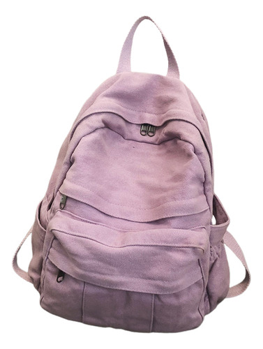 Bolso De Hombro Retro Para Mujer, Estilo Schoolbag, Lavado