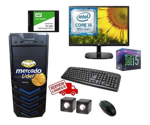 Imagen 1 de 7 de Cpu Intel Core I5 9na 1tb 8gb Led 20computadora,i3,i7 Ssd240