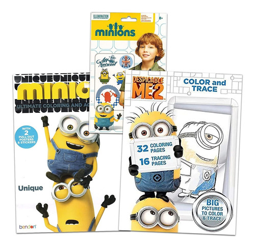 Despicable Me Minions - Libro De Colorear Y Actividades Con