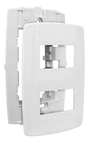 Tomada Dupla 10a Slim Modular Ilumi