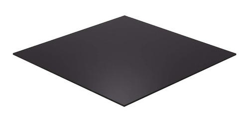   Acrílico Negro Lámina 80 X 40 Cm Grosor 6 Mm