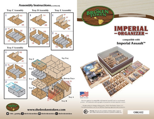 Set Imperial Organizer Marca The Boken Token