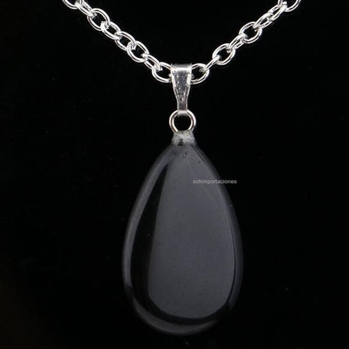 Nuevo Colgante Obsidiana Negra - Lagrima De Buda - Exclusivo