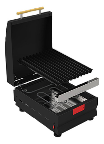 Parrilla Electrica Grill Exterior Con Tapa Tromen Angus E360