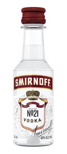 Miniatura Vodka Smirnoff 50ml (plástico)
