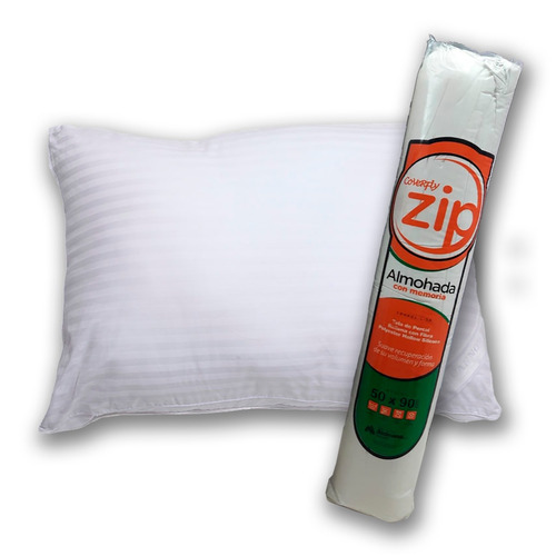 X2 Almohada Zip 50x90 King Size Cm Postural - Hotelera Soft