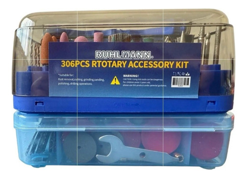 Kit Set Accesorios Mini Torno 418 Pzs Ruhlmann
