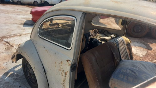 Vw Fusca 1968 Bege Pecas Ou Inteiro
