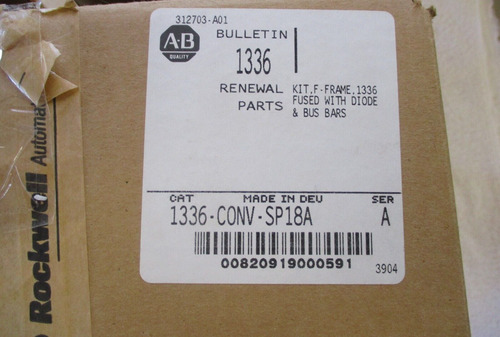 Nib Allen Bradley Bulletin 1336 Renewal Parts Kit F Fram Ssz
