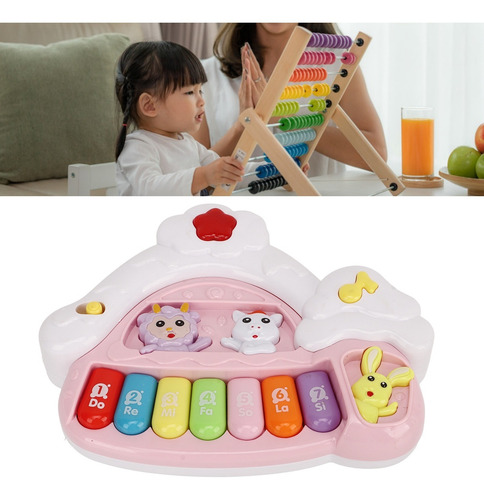Piano Electrónico De Juguete Para Niños, 7 Teclas, Teclado,