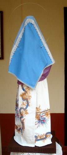 Virgen De La Dulce Espera 8 Hecha A Mano Artesanal (Usado)