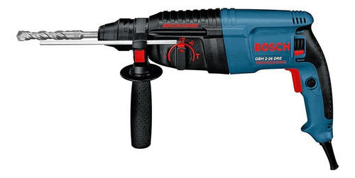 Rotomartillo electroneumático Bosch Professional GBH 2-26 DRE azul con 800W de potencia 220V