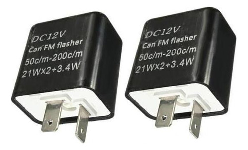 9 X 2x 12v 2-pin Ajustable Led Flasher Relay Fix