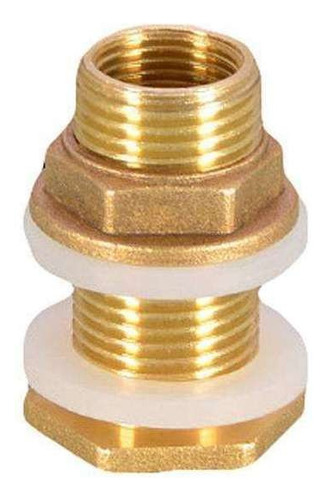 3xsólido Conector De Tanque De Agua De Latón Accesorios De