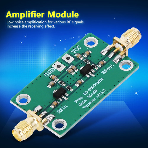 Amplificador Rf Módulo De Radio Bajo Ruido 35db Ganancia 20-